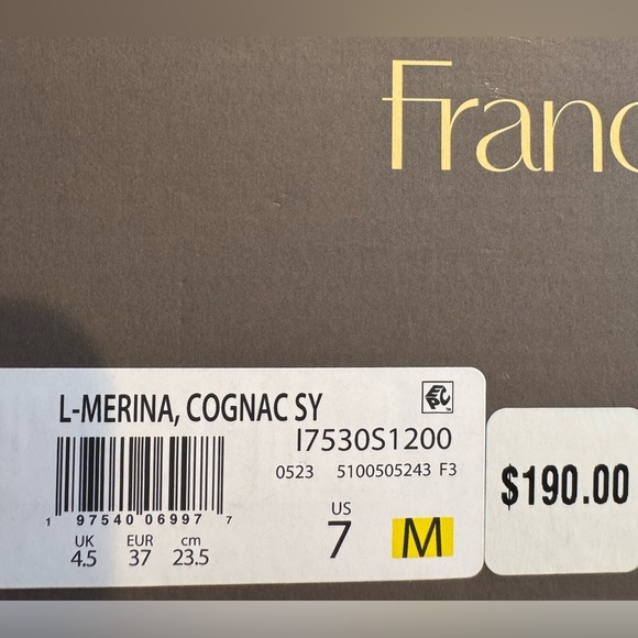 NWOB Franco Sarto Stretch Merina brown knee riding high boots size 7M preppy - Picture 14 of 14